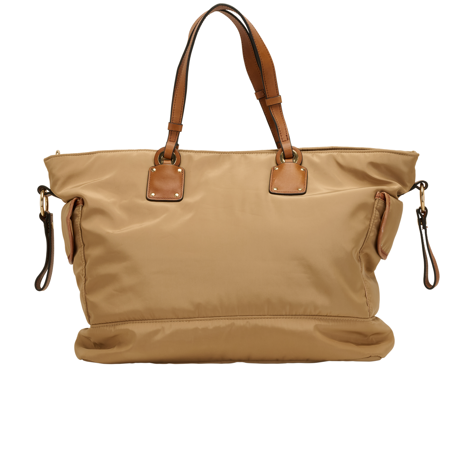 Chloe C Changing Bag, &pound;220, Handbags, Brown, Nylon, Back view